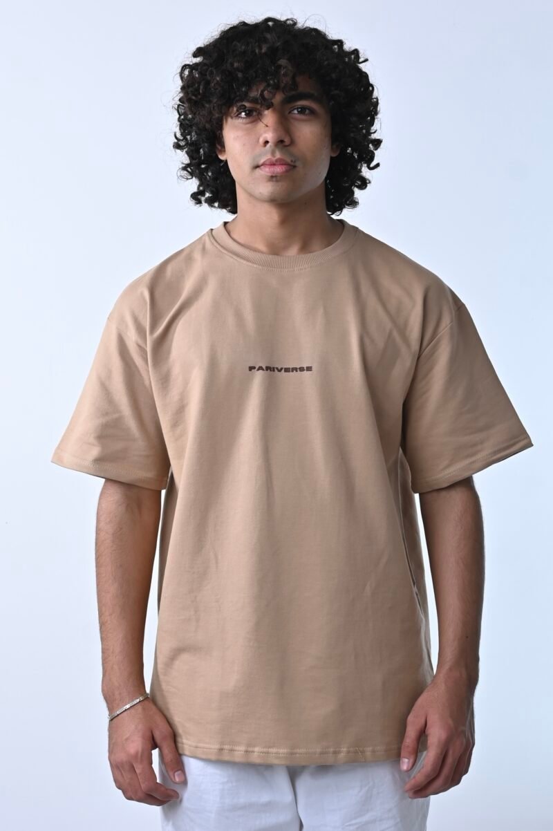 eye conic beige tee rated #1 streetwear clothing brand in India pariverse