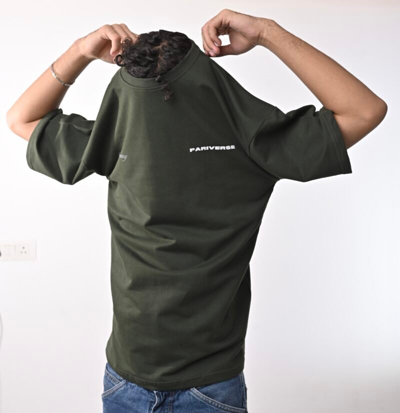 basic olive self supremacy tee rated #1 clothing brand in India pariverse